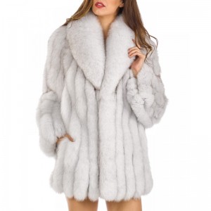 Rvxigzvi naisten keinotekoinen turkki Parka-takki pitkä ojitettu talvi lämmin paksu päällysvaate päällystakki plus koko XS-4XL